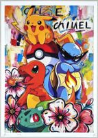 Death NYC Ltd Ed Pop Art Druck " Chanel Graffiti Pokémon`s